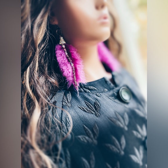 Earrings Feather - Picture 4 of 10